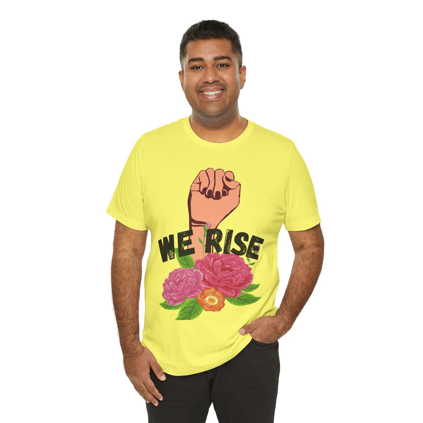 We Rise Unisex Jersey Short Sleeve Tee