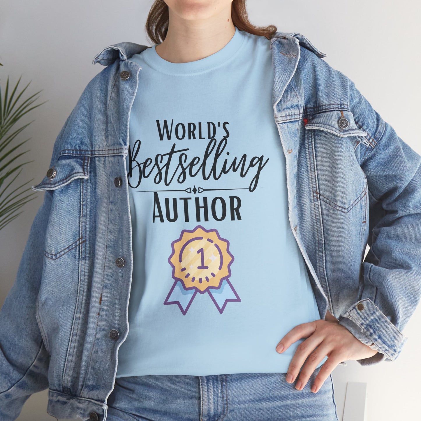 World's Bestselling Author Unisex Heavy Cotton Tee