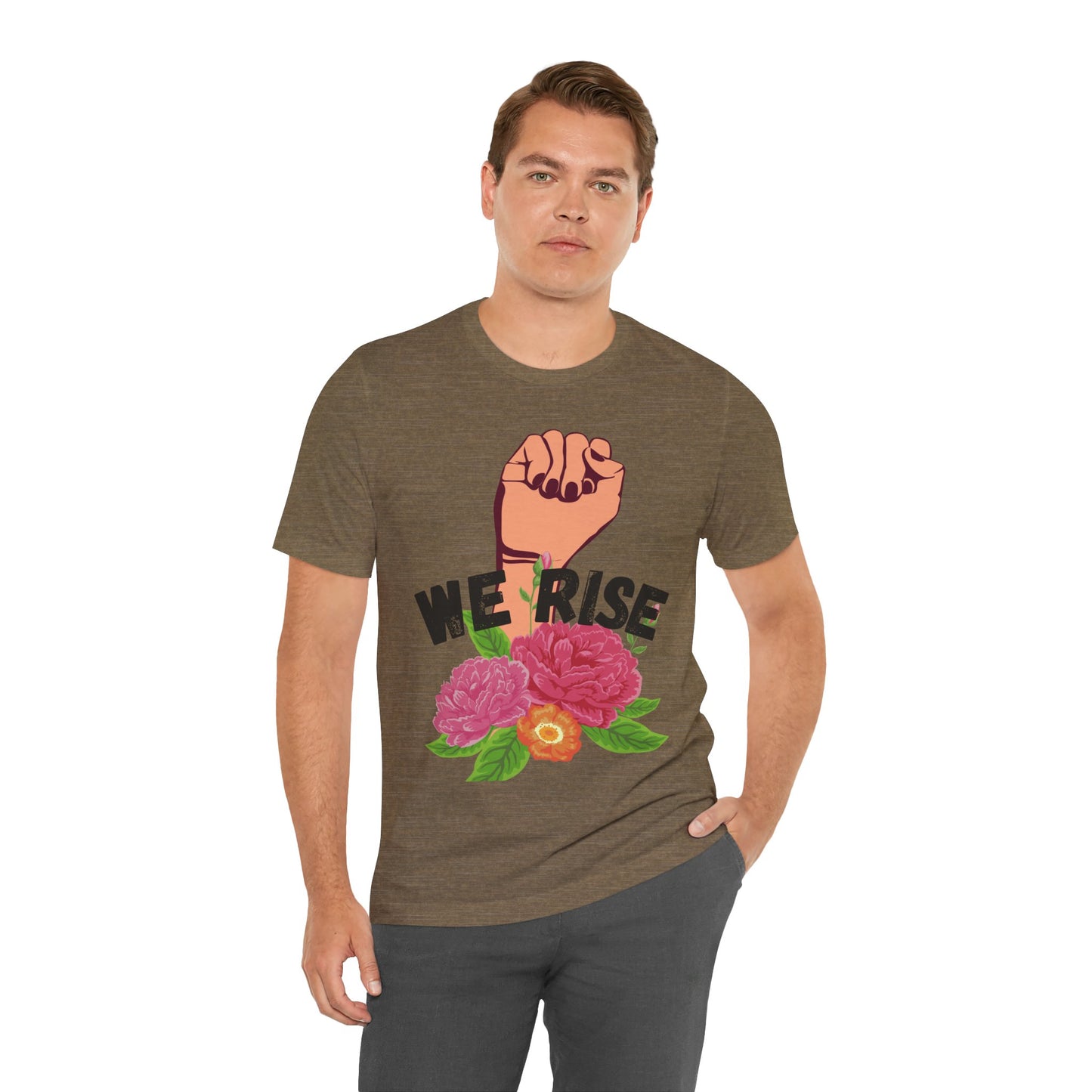 We Rise Unisex Jersey Short Sleeve Tee
