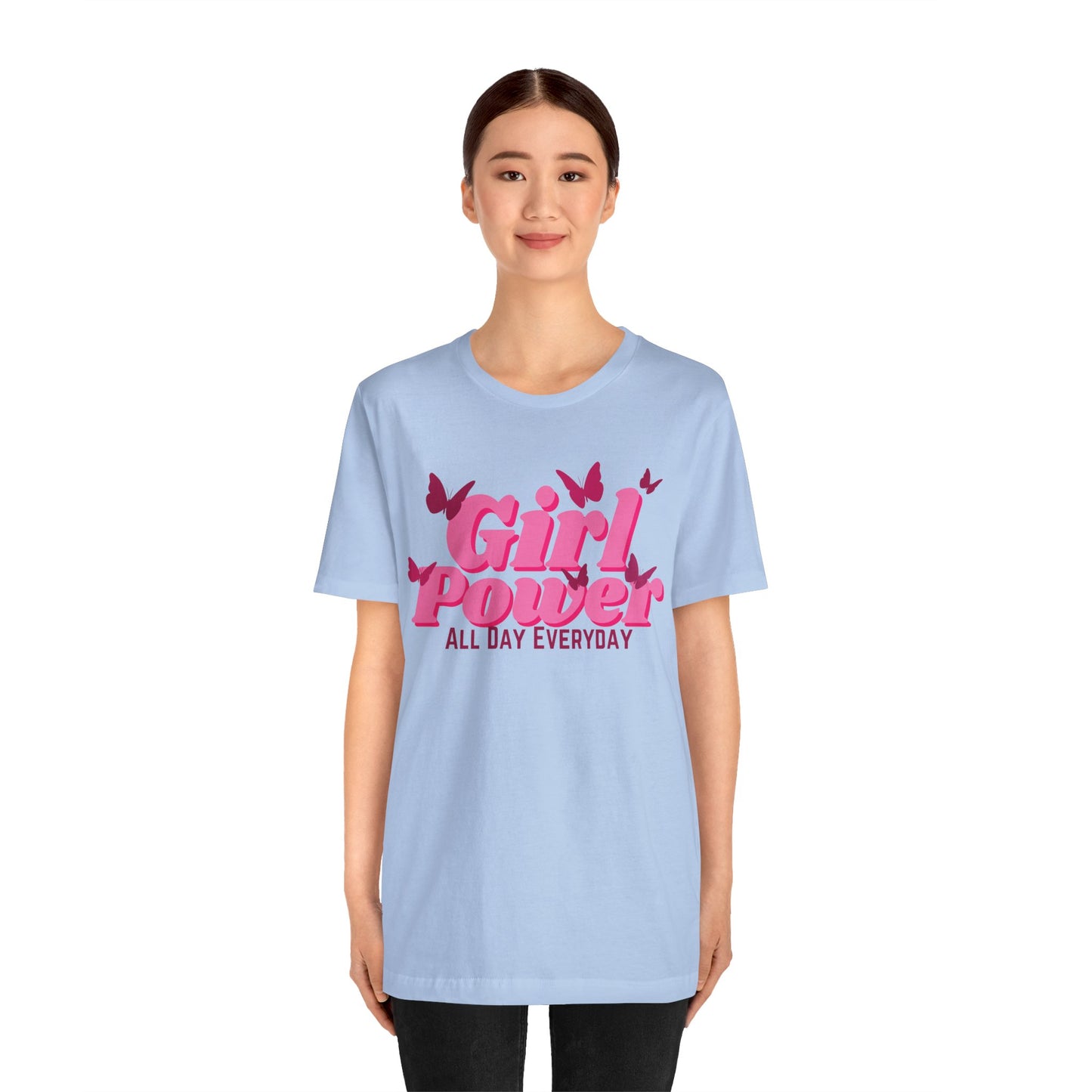Girl Power All Day Everyday Unisex Jersey Short Sleeve Tee