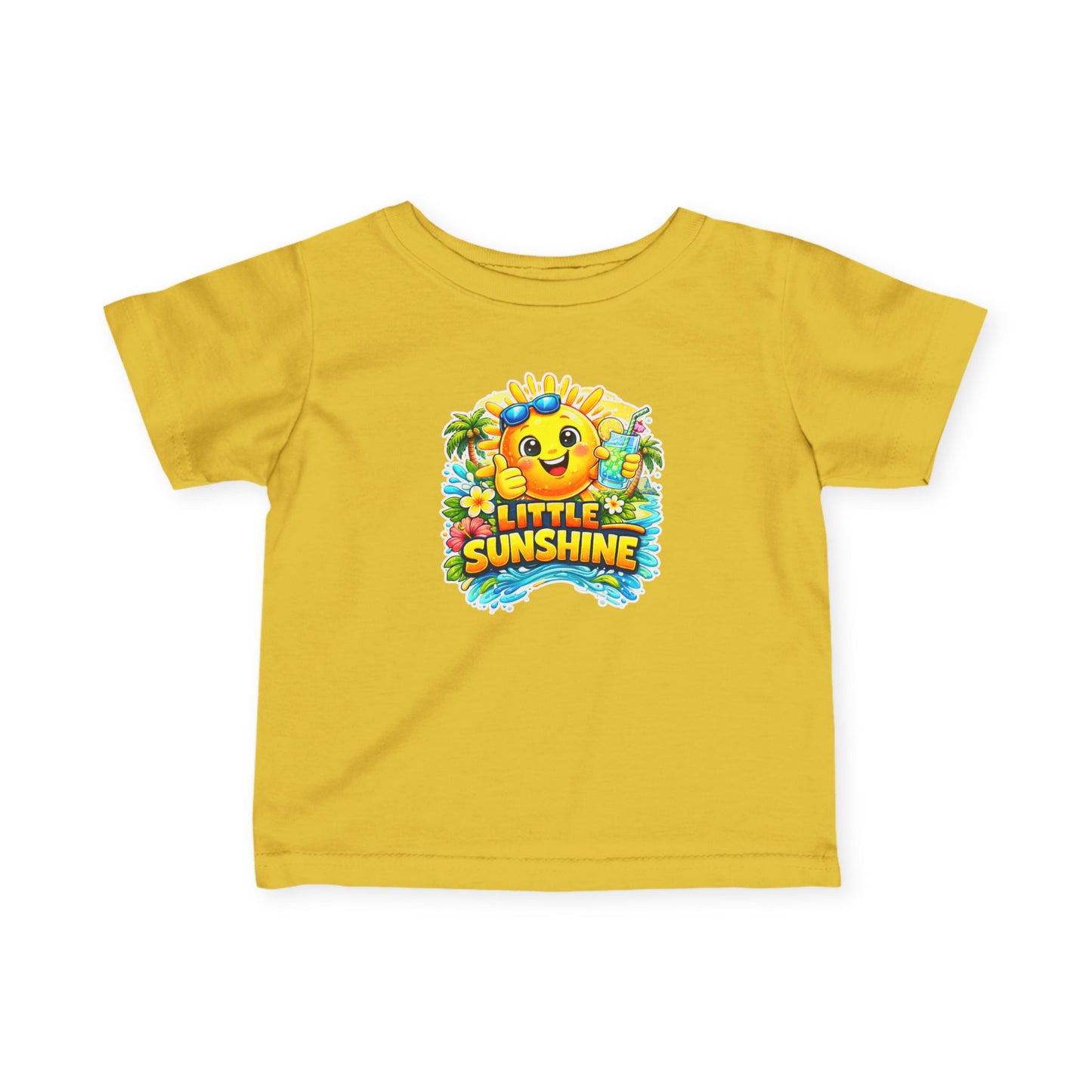 Little Sunshine Cute Smiling Sun Baby Shirt