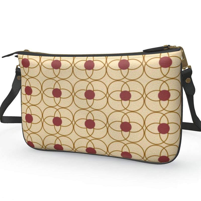 Boujee Luxury Designer Pochette Double Zip Bag
