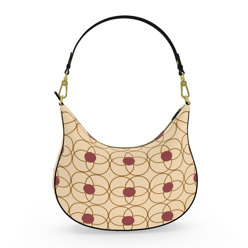 Boujee Luxury Designer Curve Hobo Bag