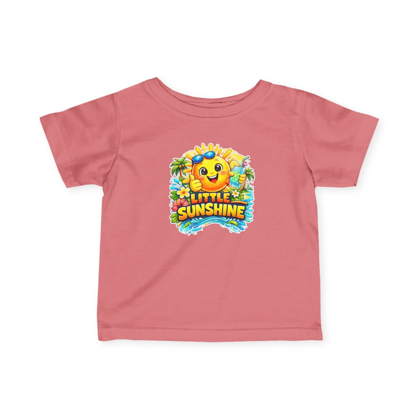 Little Sunshine Cute Smiling Sun Baby Shirt