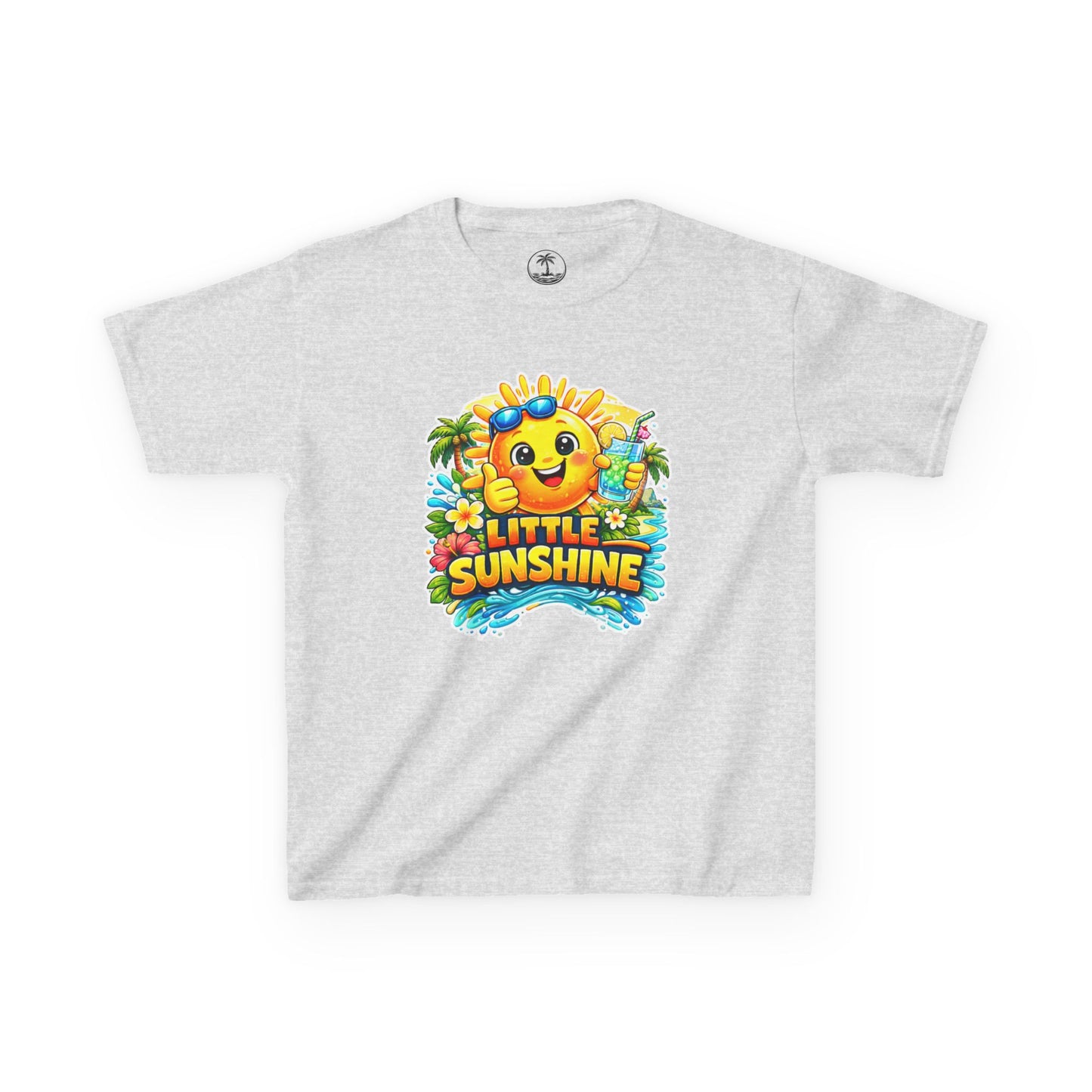 Kids T-Shirt — "Little Sunshine" Cute Smiley Sun Graphic