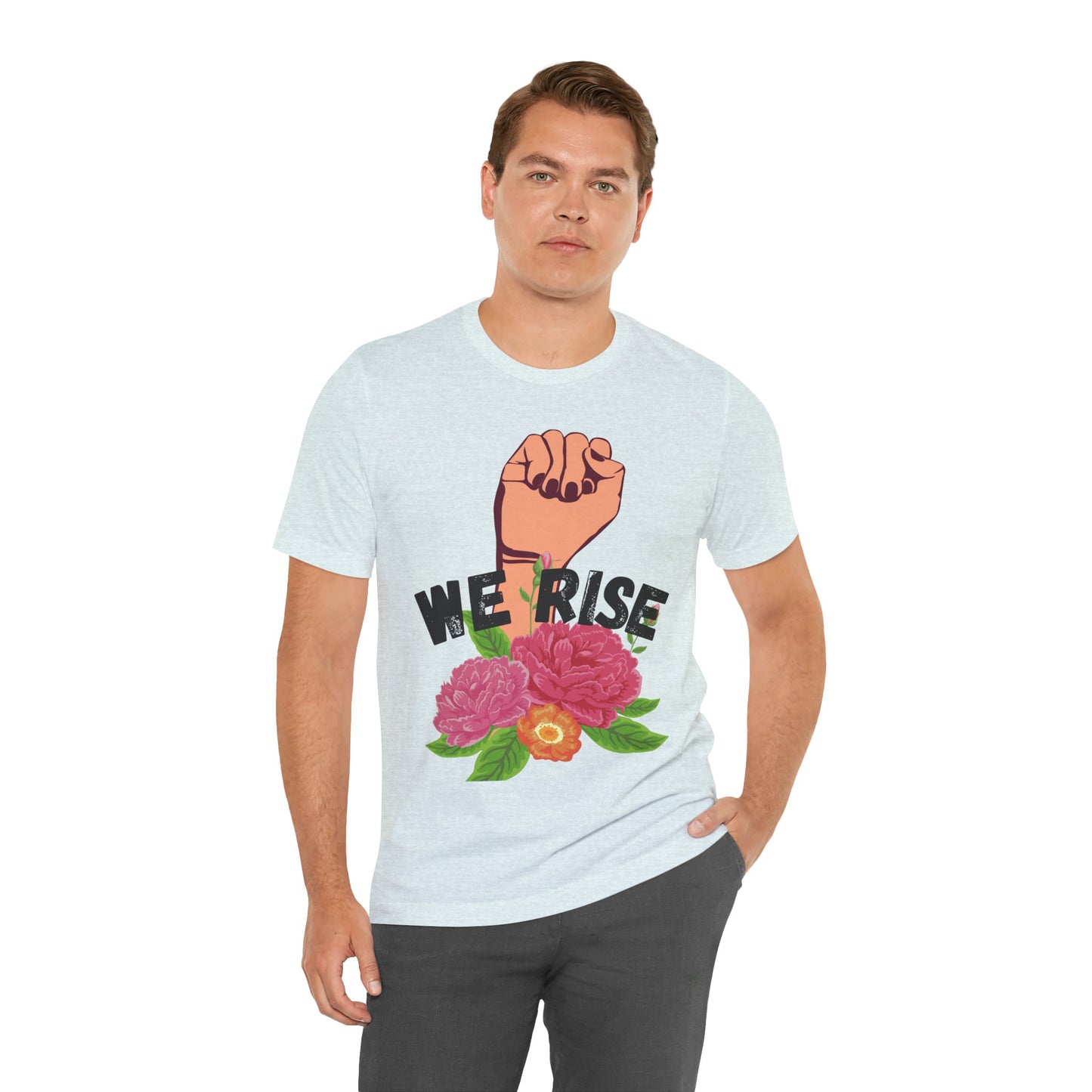 We Rise Unisex Jersey Short Sleeve Tee