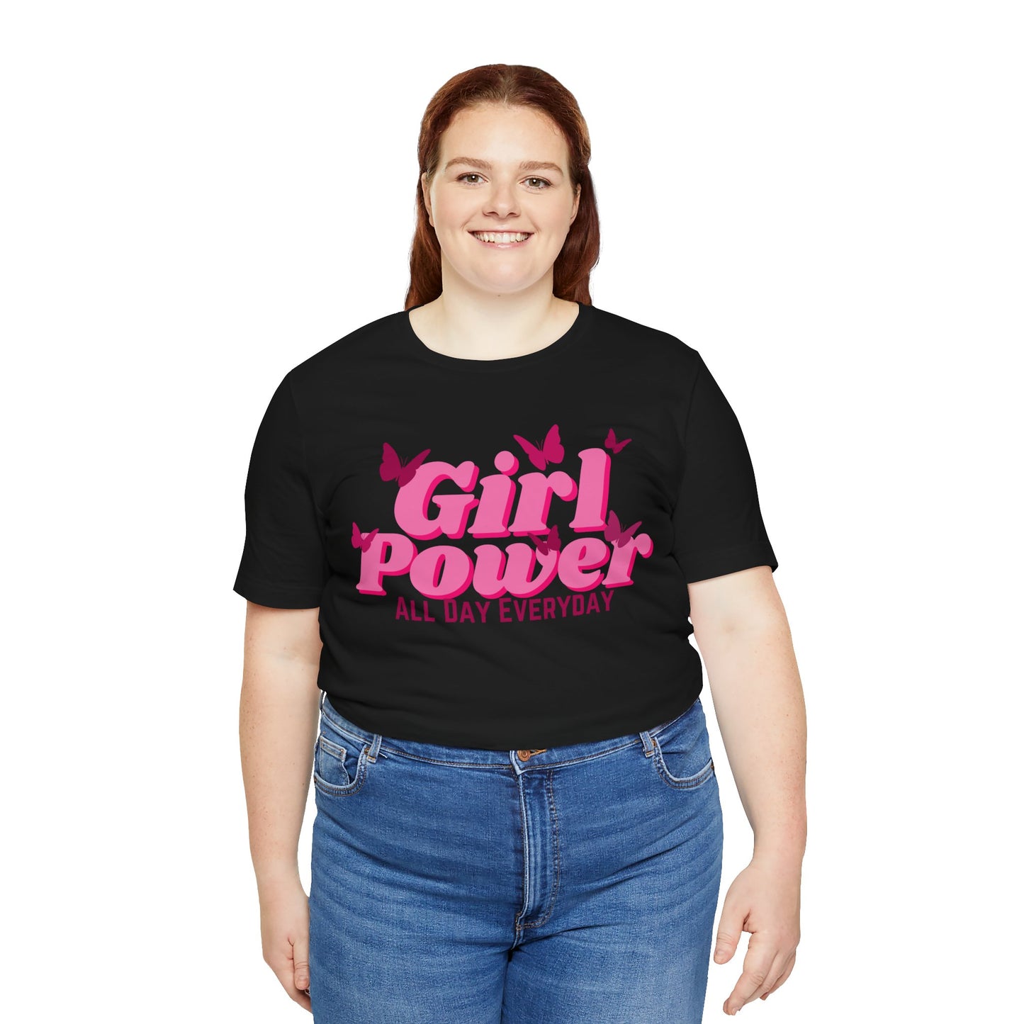 Girl Power All Day Everyday Unisex Jersey Short Sleeve Tee