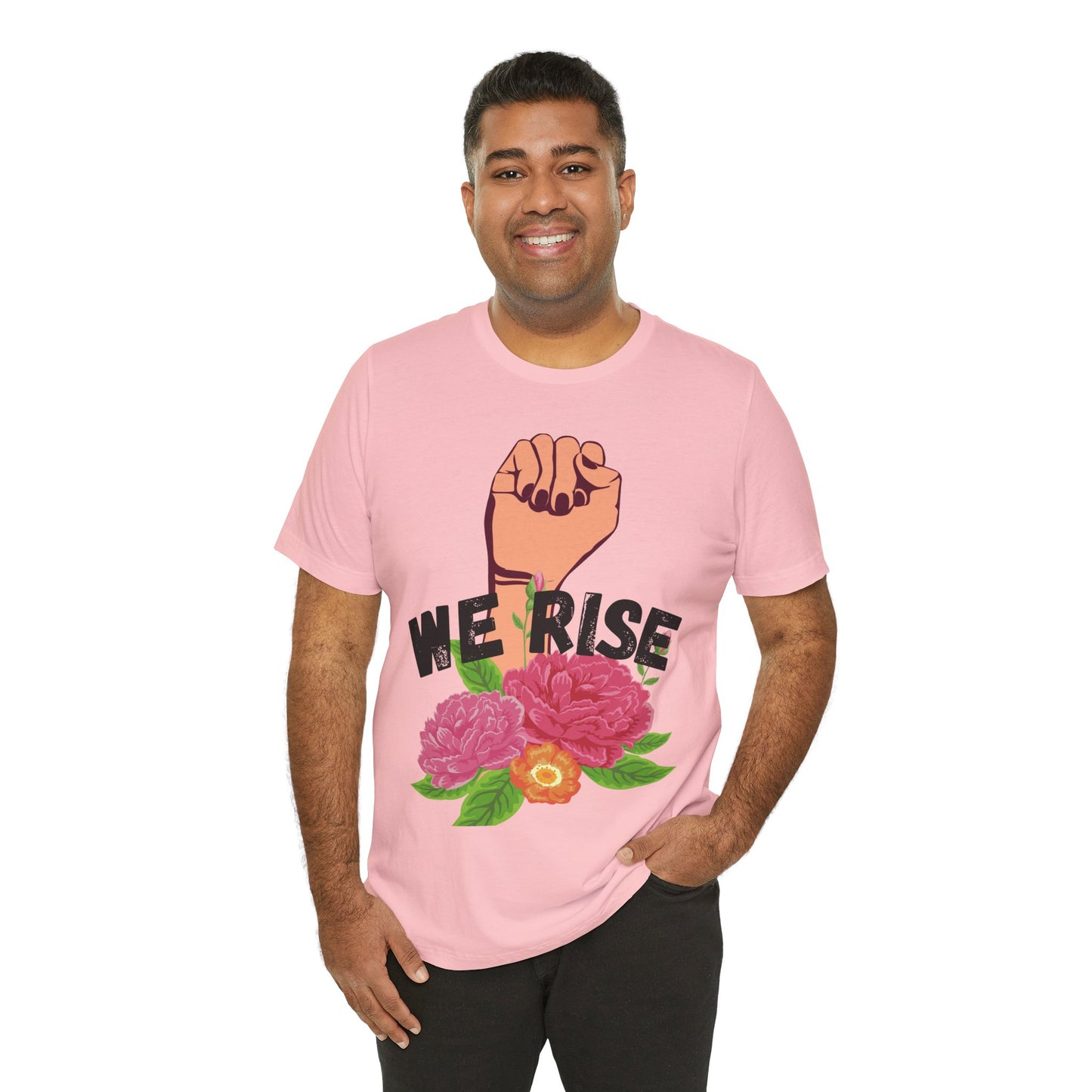 We Rise Unisex Jersey Short Sleeve Tee