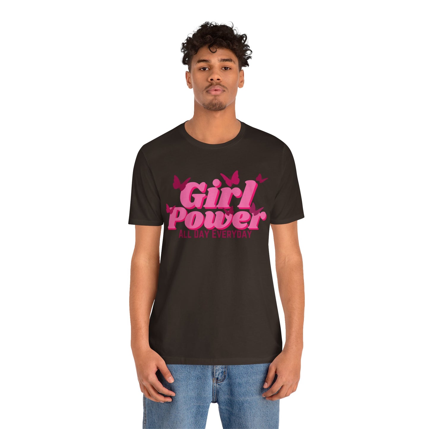 Girl Power All Day Everyday Unisex Jersey Short Sleeve Tee
