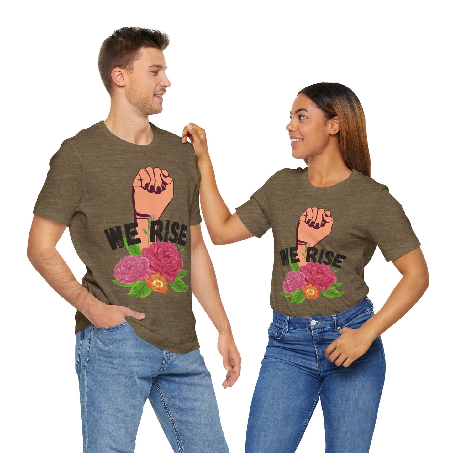 We Rise Unisex Jersey Short Sleeve Tee