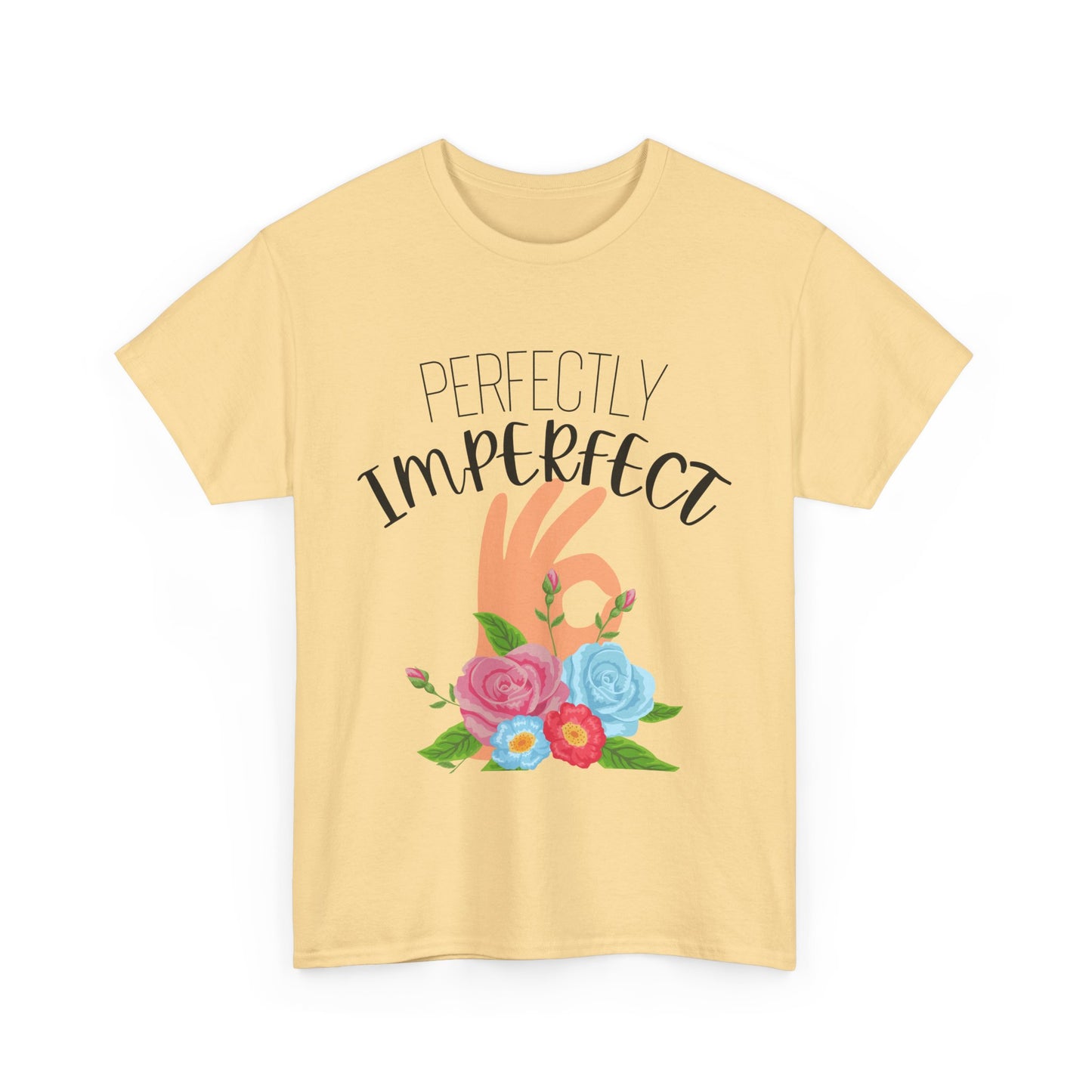 Perfectly Imperfect Unisex Heavy Cotton Tee