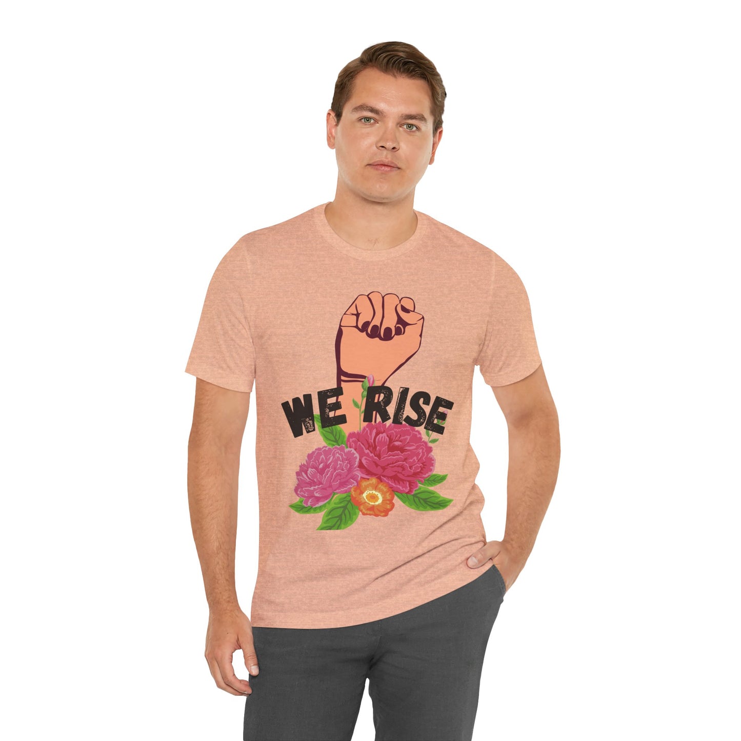 We Rise Unisex Jersey Short Sleeve Tee