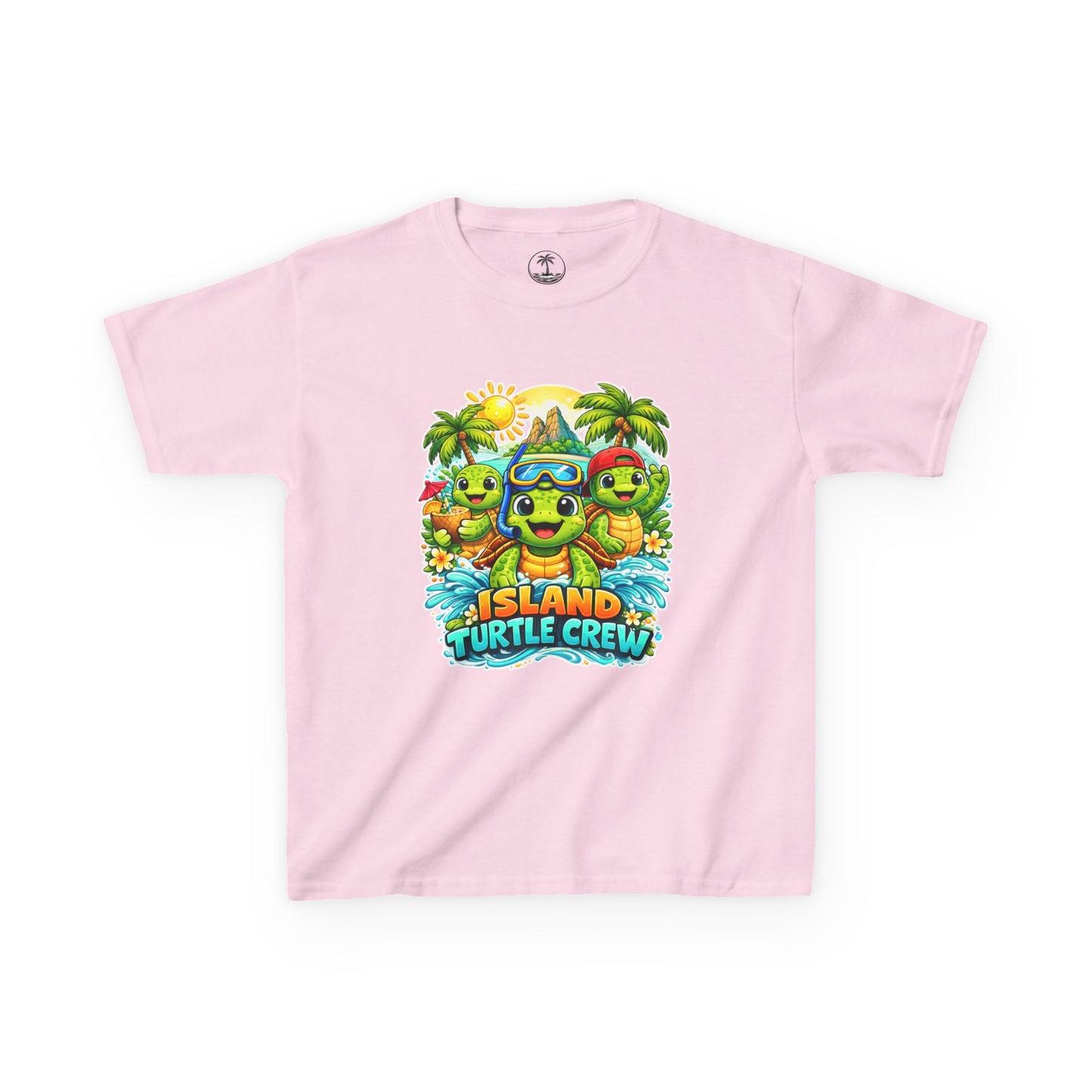 'Island Turtle Crew' Tropical Summer Graphic Shirt