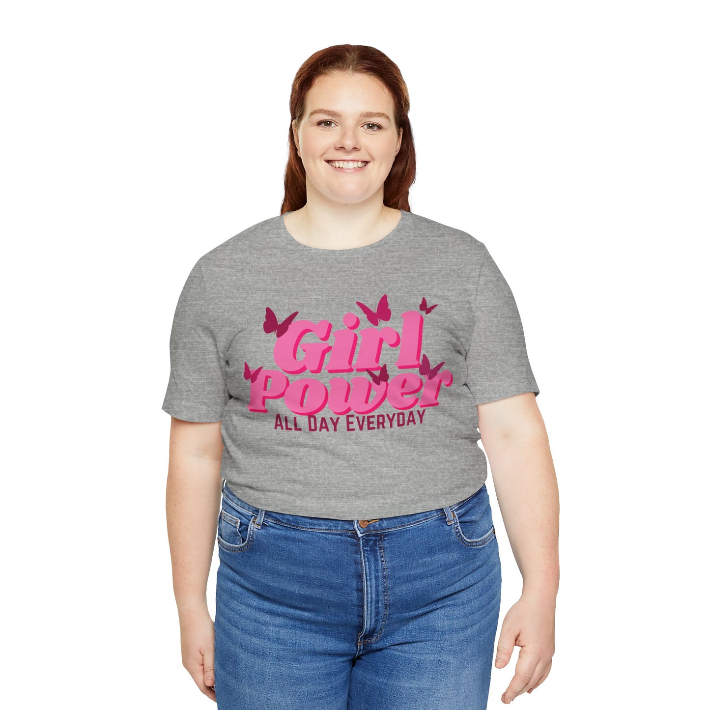 Girl Power All Day Everyday Unisex Jersey Short Sleeve Tee
