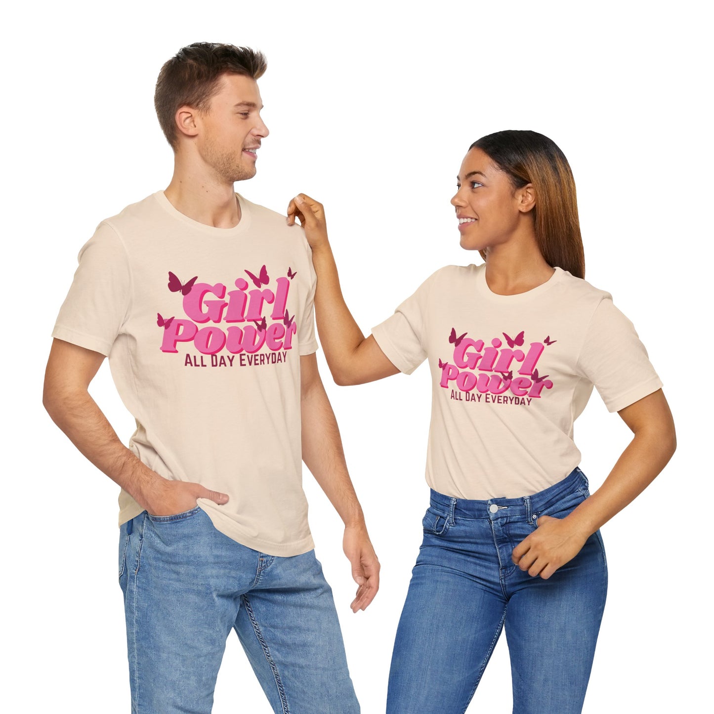 Girl Power All Day Everyday Unisex Jersey Short Sleeve Tee
