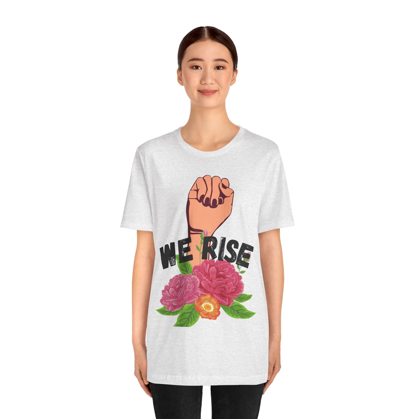 We Rise Unisex Jersey Short Sleeve Tee