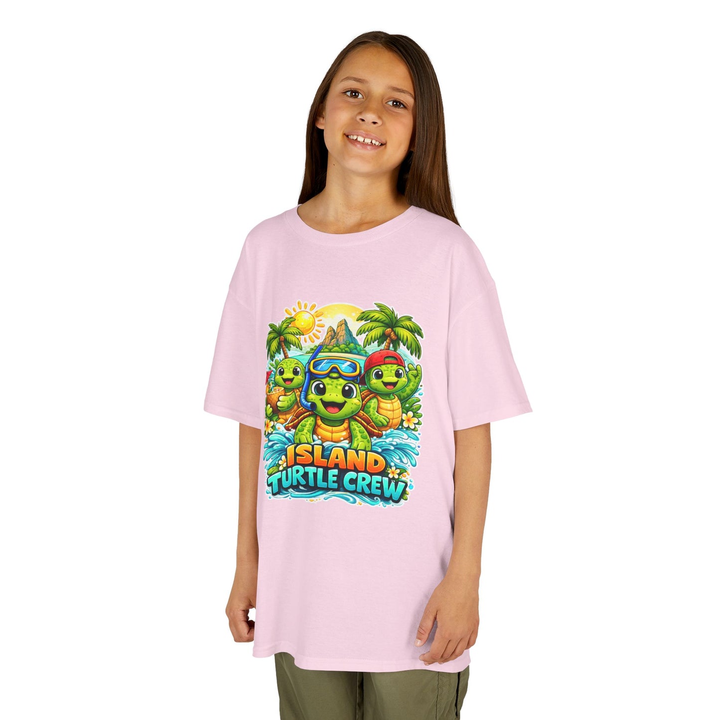 'Island Turtle Crew' Tropical Summer Graphic Shirt