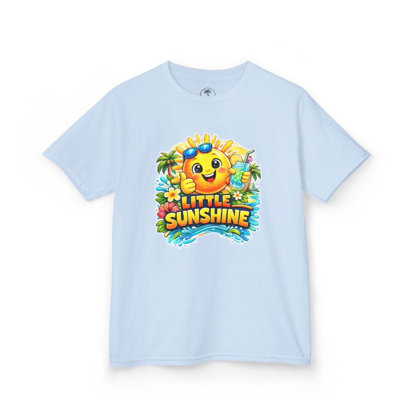 Kids T-Shirt — "Little Sunshine" Cute Smiley Sun Graphic