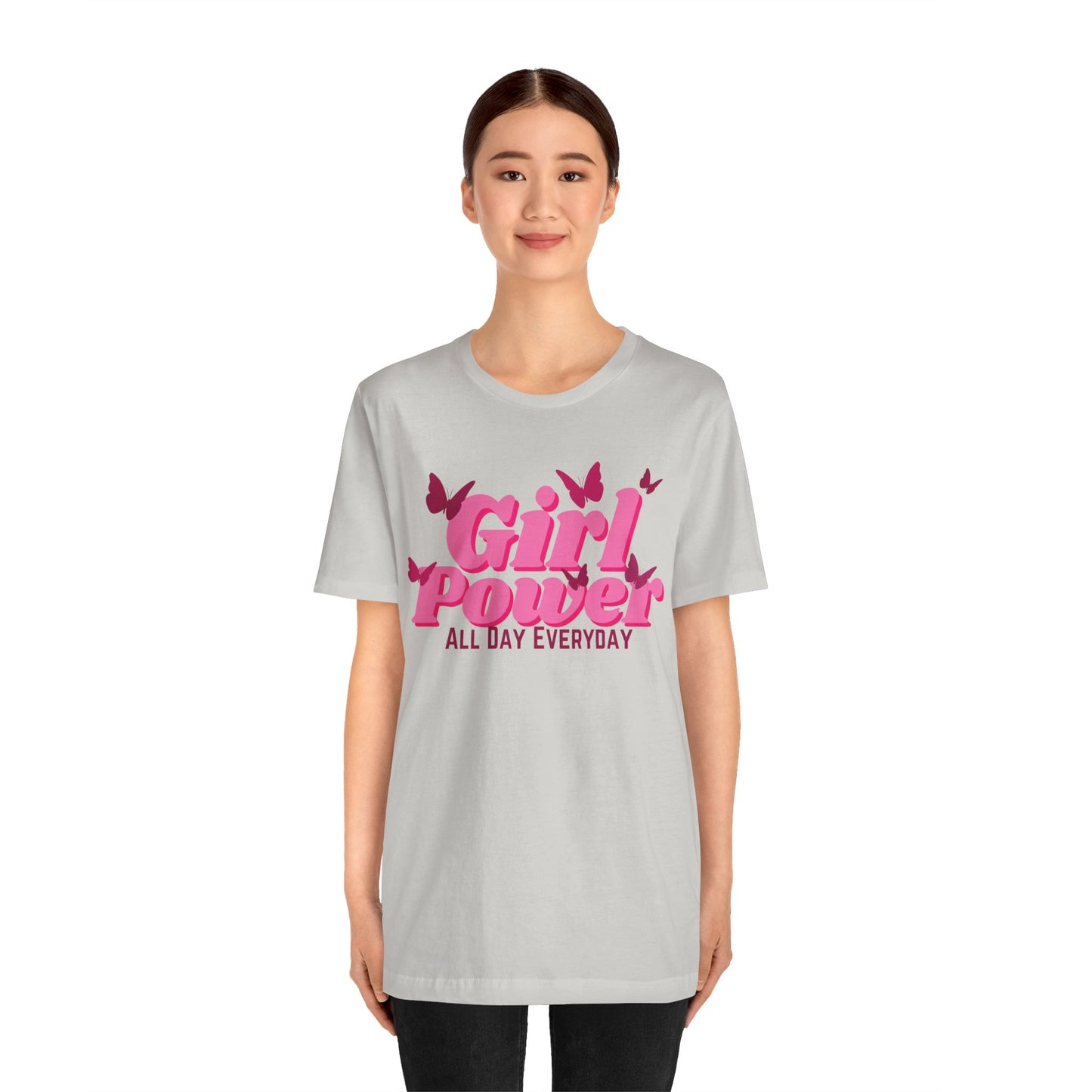 Girl Power All Day Everyday Unisex Jersey Short Sleeve Tee