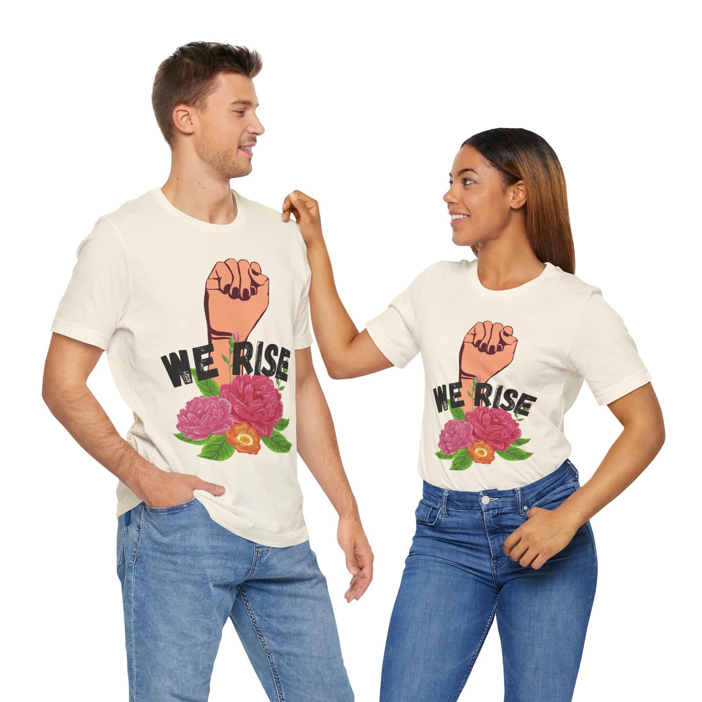 We Rise Unisex Jersey Short Sleeve Tee