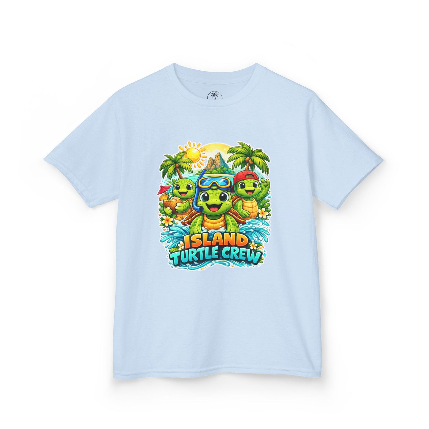 'Island Turtle Crew' Tropical Summer Graphic Shirt