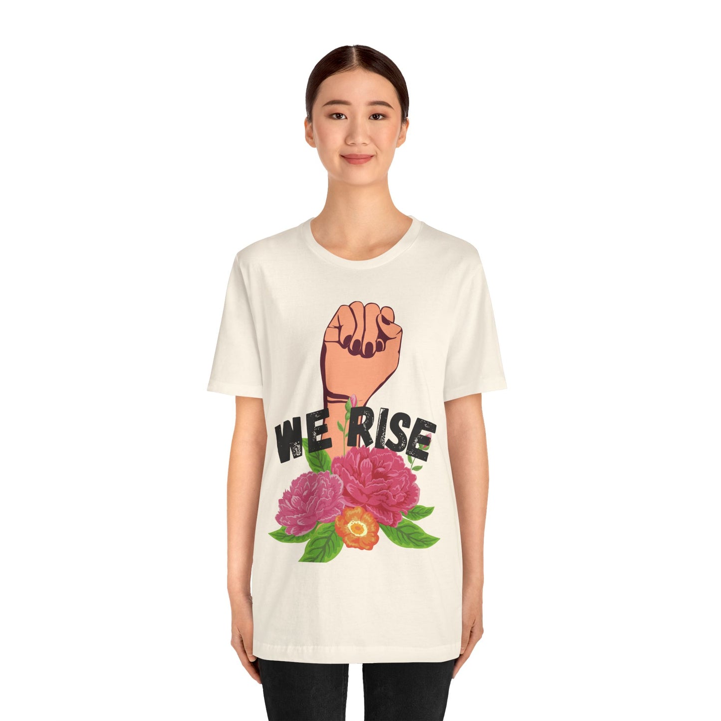 We Rise Unisex Jersey Short Sleeve Tee