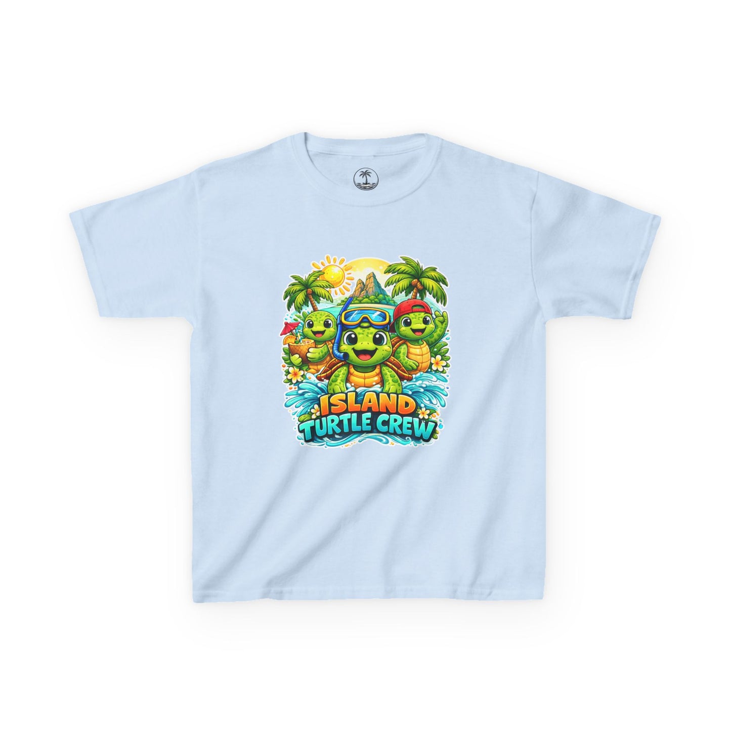 'Island Turtle Crew' Tropical Summer Graphic Shirt