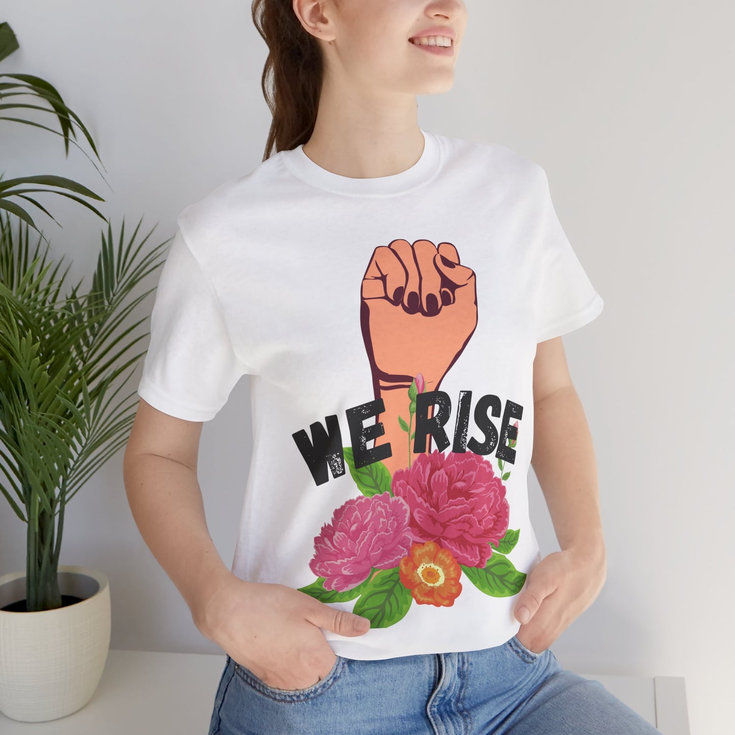 We Rise Unisex Jersey Short Sleeve Tee