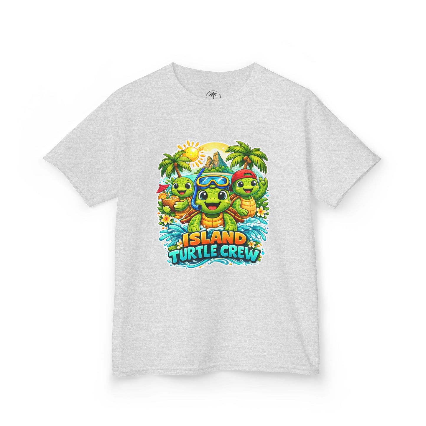 'Island Turtle Crew' Tropical Summer Graphic Shirt