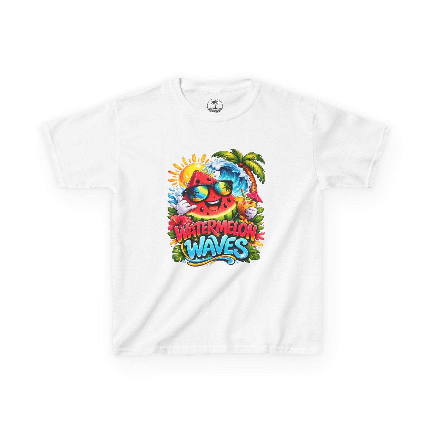 Watermelon Waves Kids Heavy Cotton™ Tee