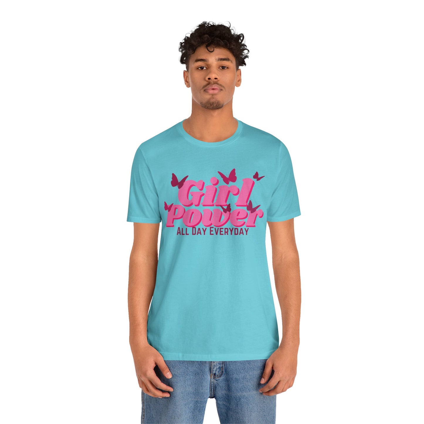 Girl Power All Day Everyday Unisex Jersey Short Sleeve Tee