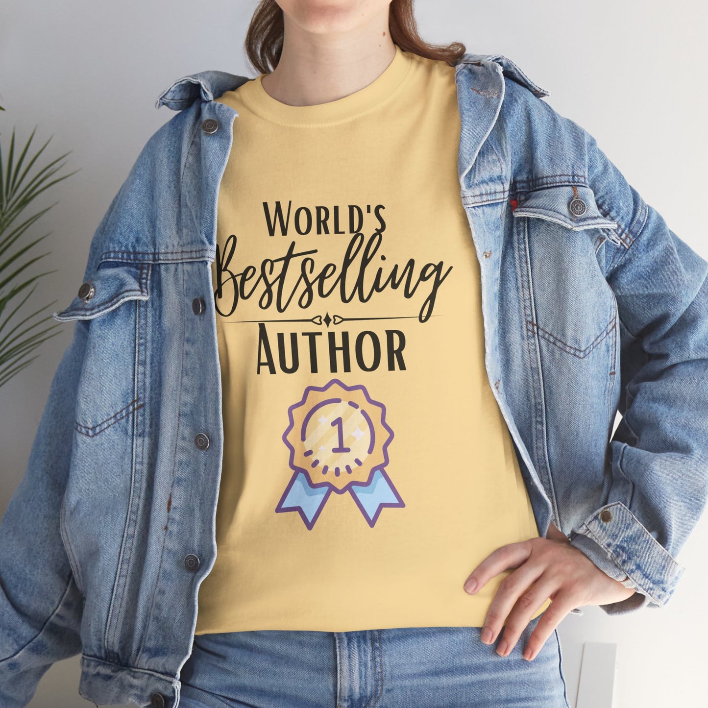 World's Bestselling Author Unisex Heavy Cotton Tee