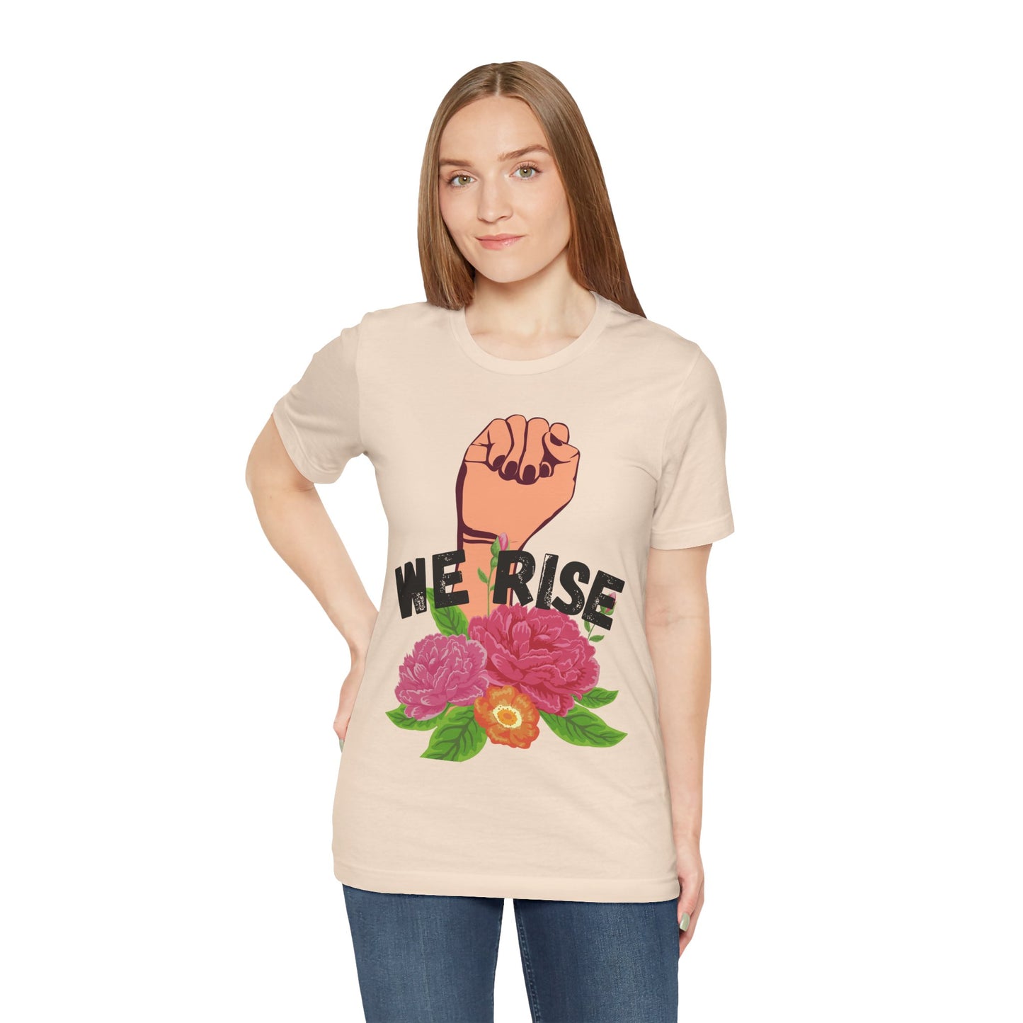 We Rise Unisex Jersey Short Sleeve Tee