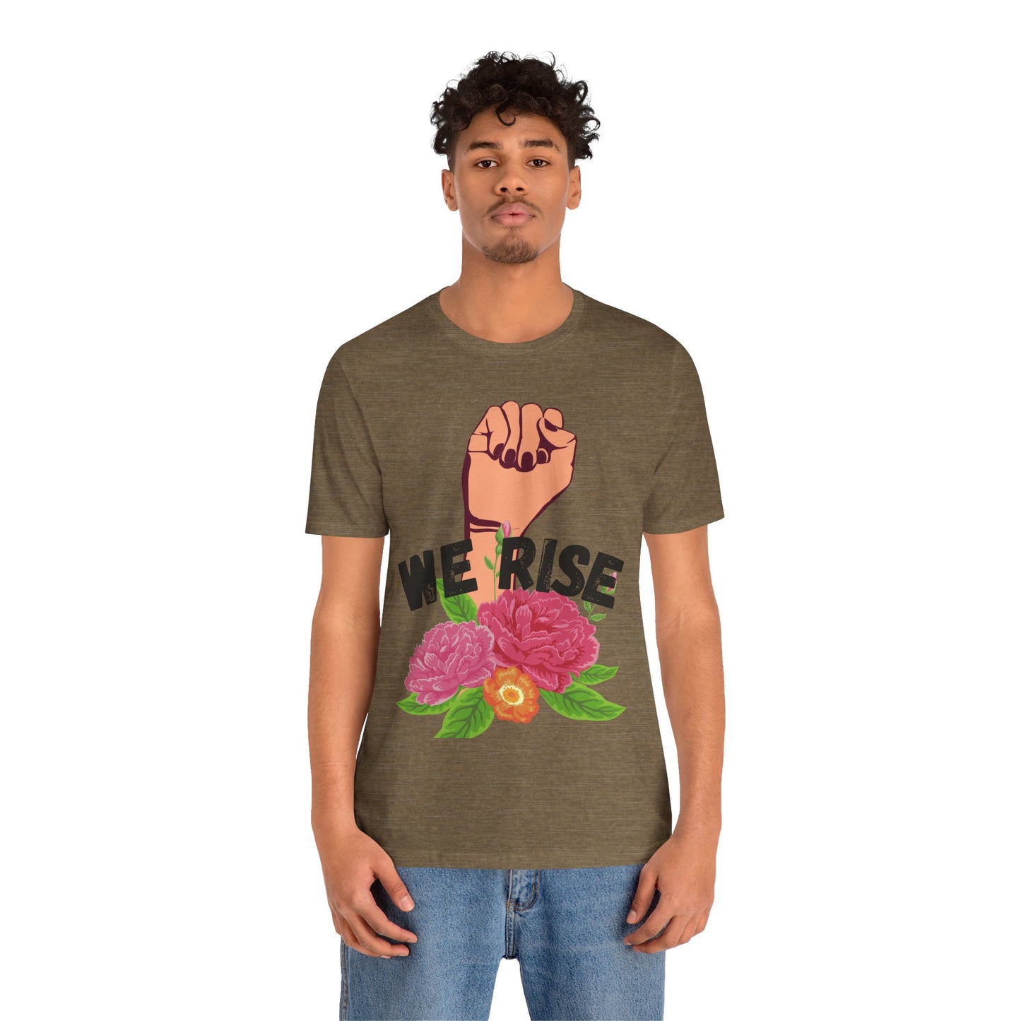 We Rise Unisex Jersey Short Sleeve Tee