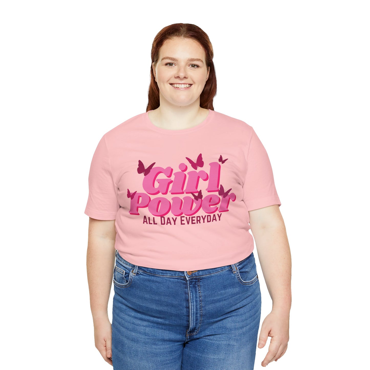 Girl Power All Day Everyday Unisex Jersey Short Sleeve Tee