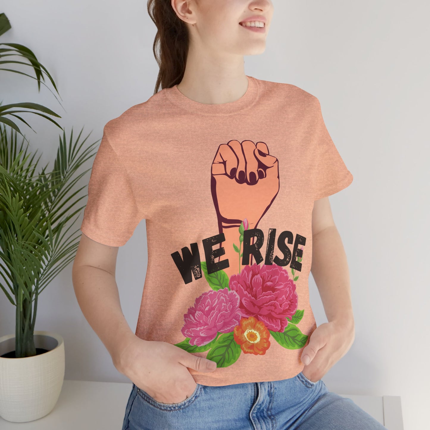 We Rise Unisex Jersey Short Sleeve Tee