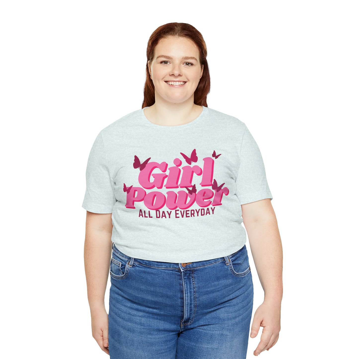 Girl Power All Day Everyday Unisex Jersey Short Sleeve Tee