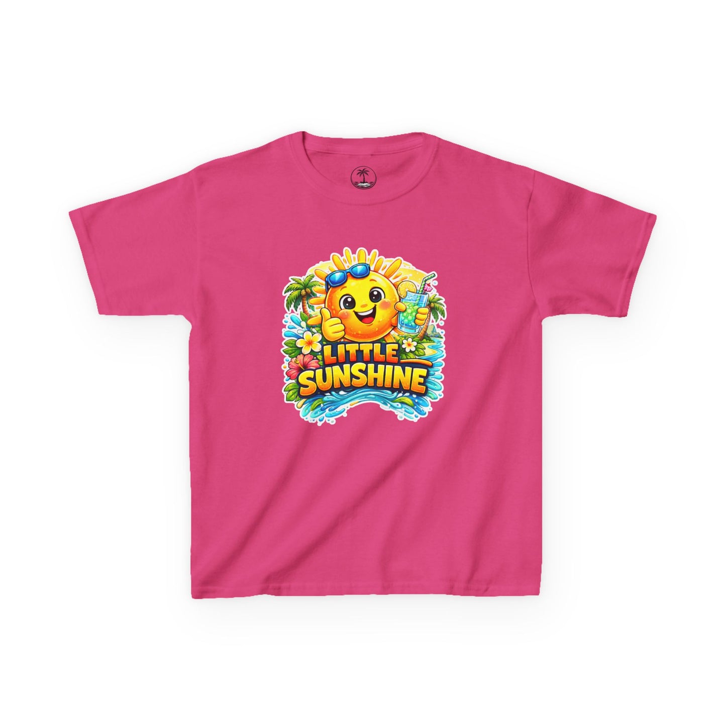 Kids T-Shirt — "Little Sunshine" Cute Smiley Sun Graphic