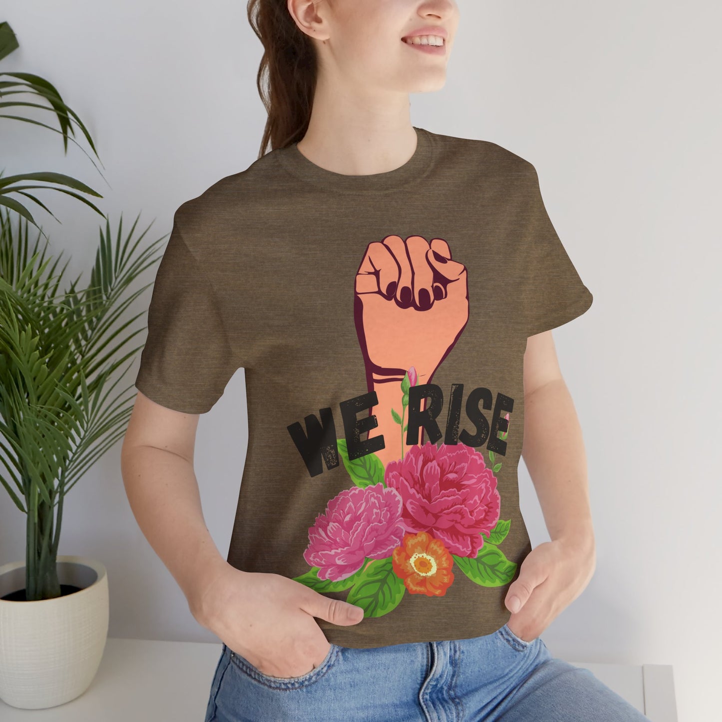 We Rise Unisex Jersey Short Sleeve Tee
