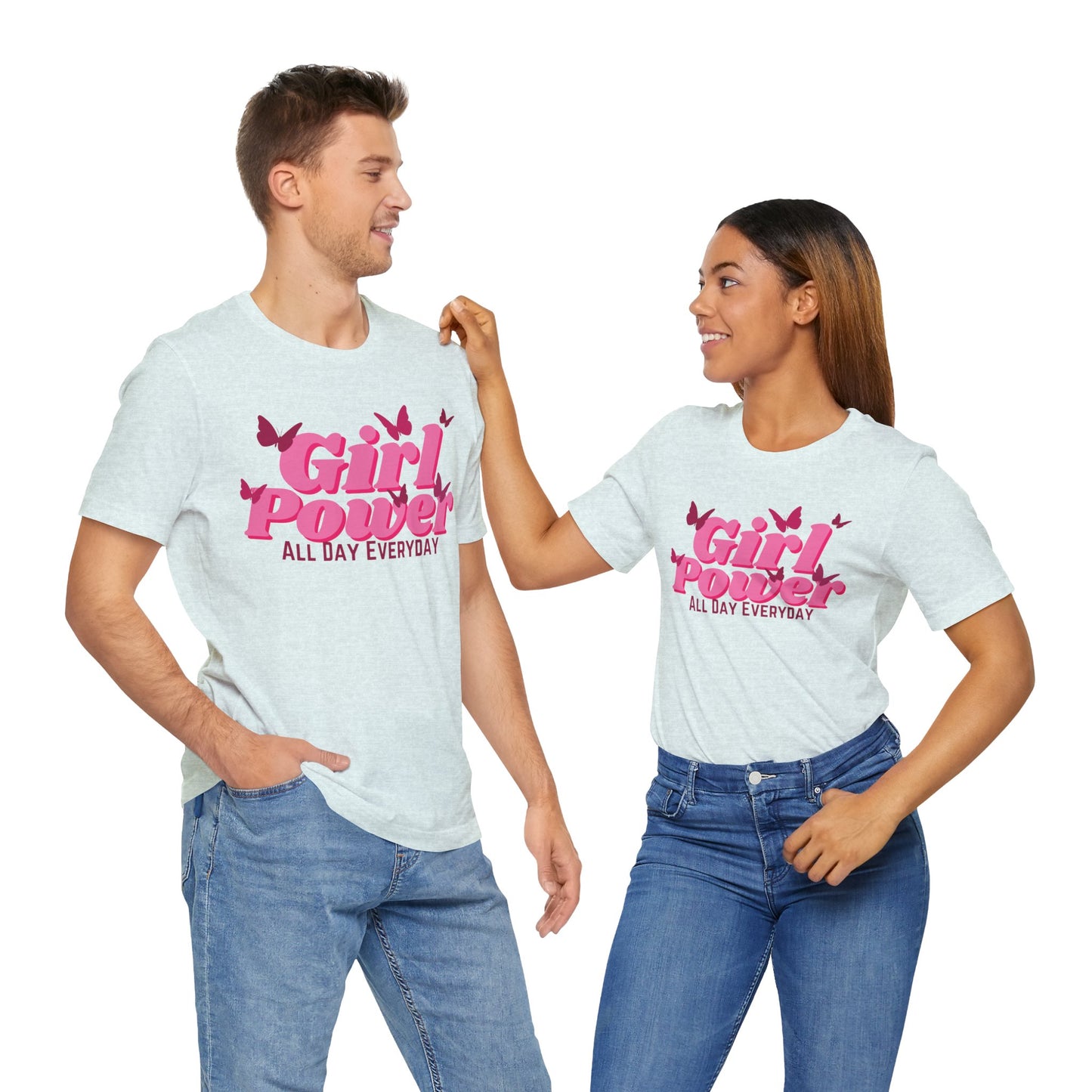 Girl Power All Day Everyday Unisex Jersey Short Sleeve Tee