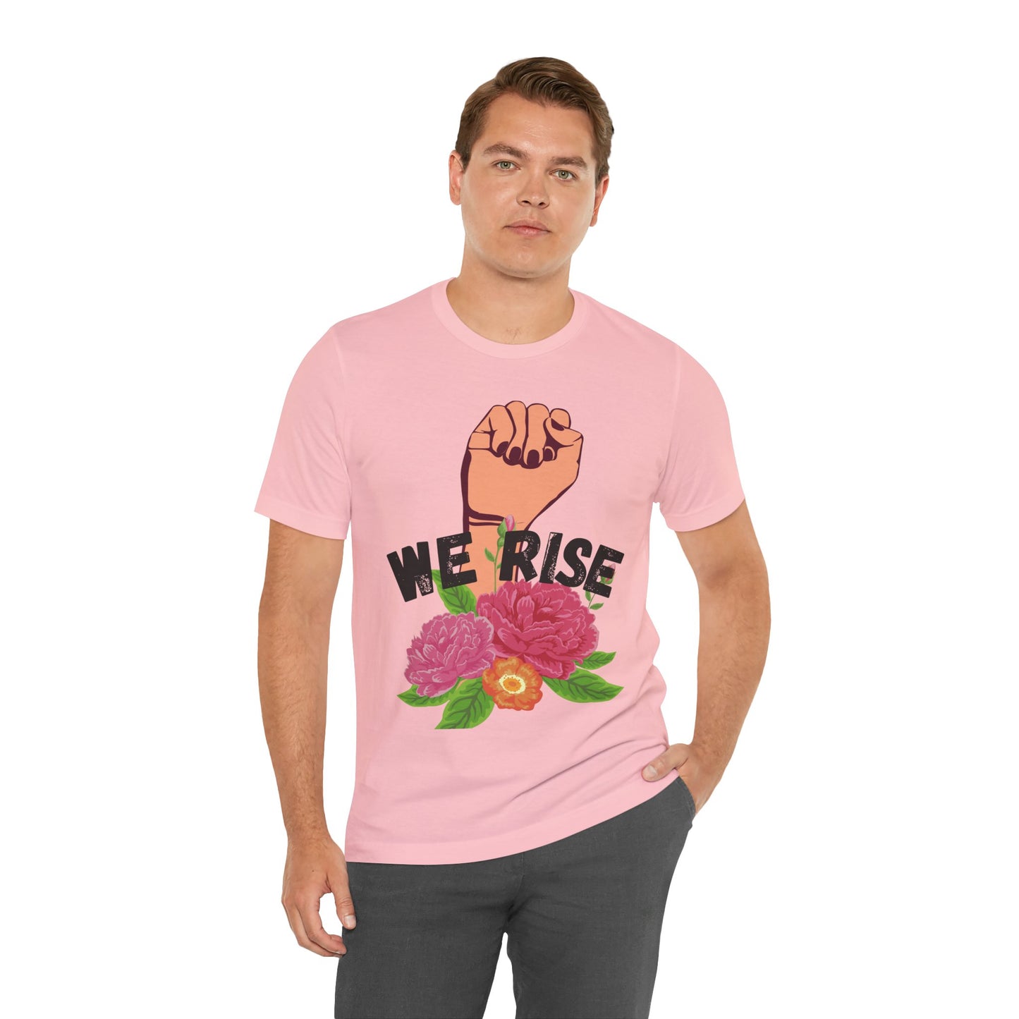We Rise Unisex Jersey Short Sleeve Tee