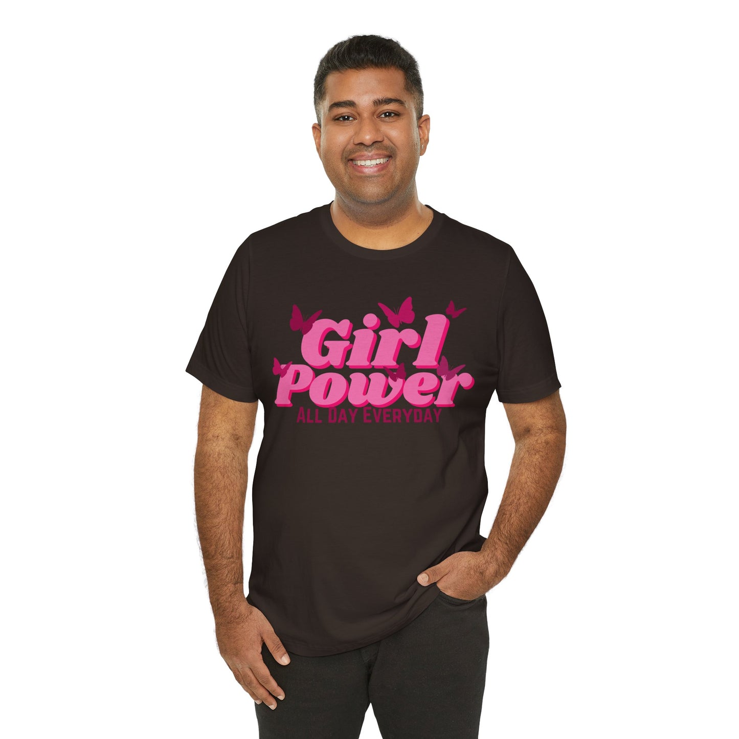 Girl Power All Day Everyday Unisex Jersey Short Sleeve Tee