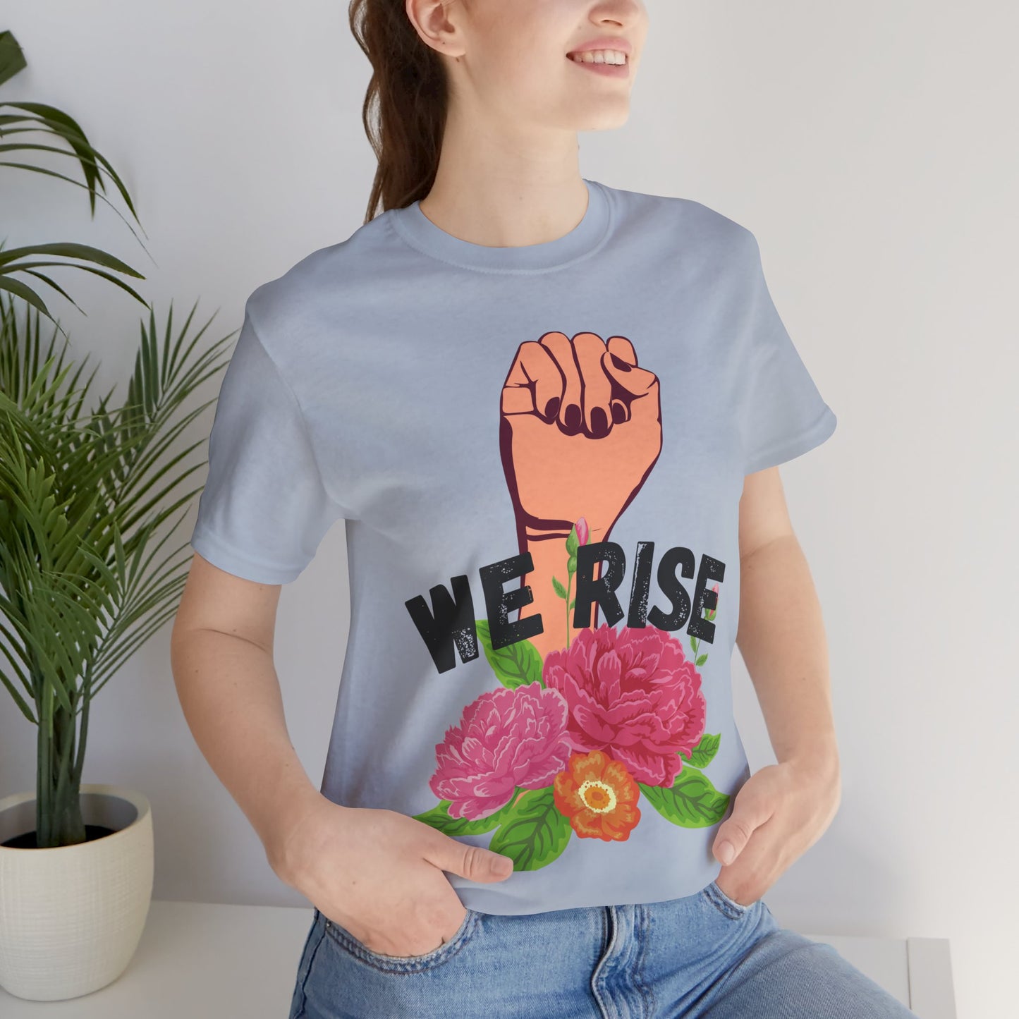 We Rise Unisex Jersey Short Sleeve Tee