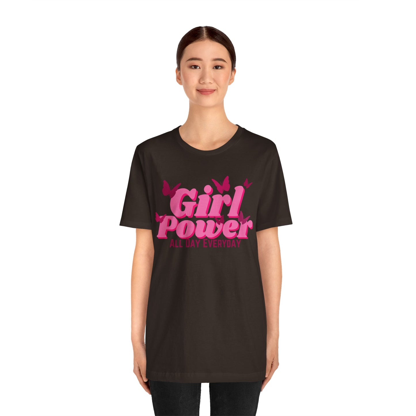 Girl Power All Day Everyday Unisex Jersey Short Sleeve Tee