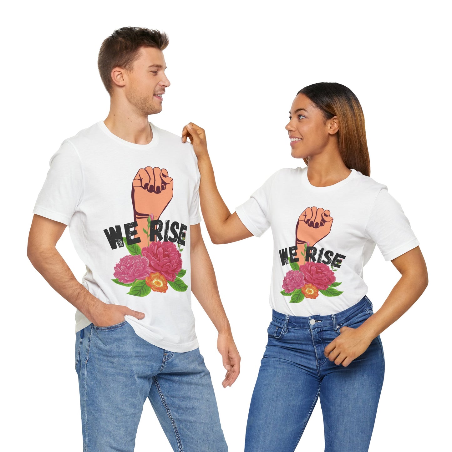 We Rise Unisex Jersey Short Sleeve Tee