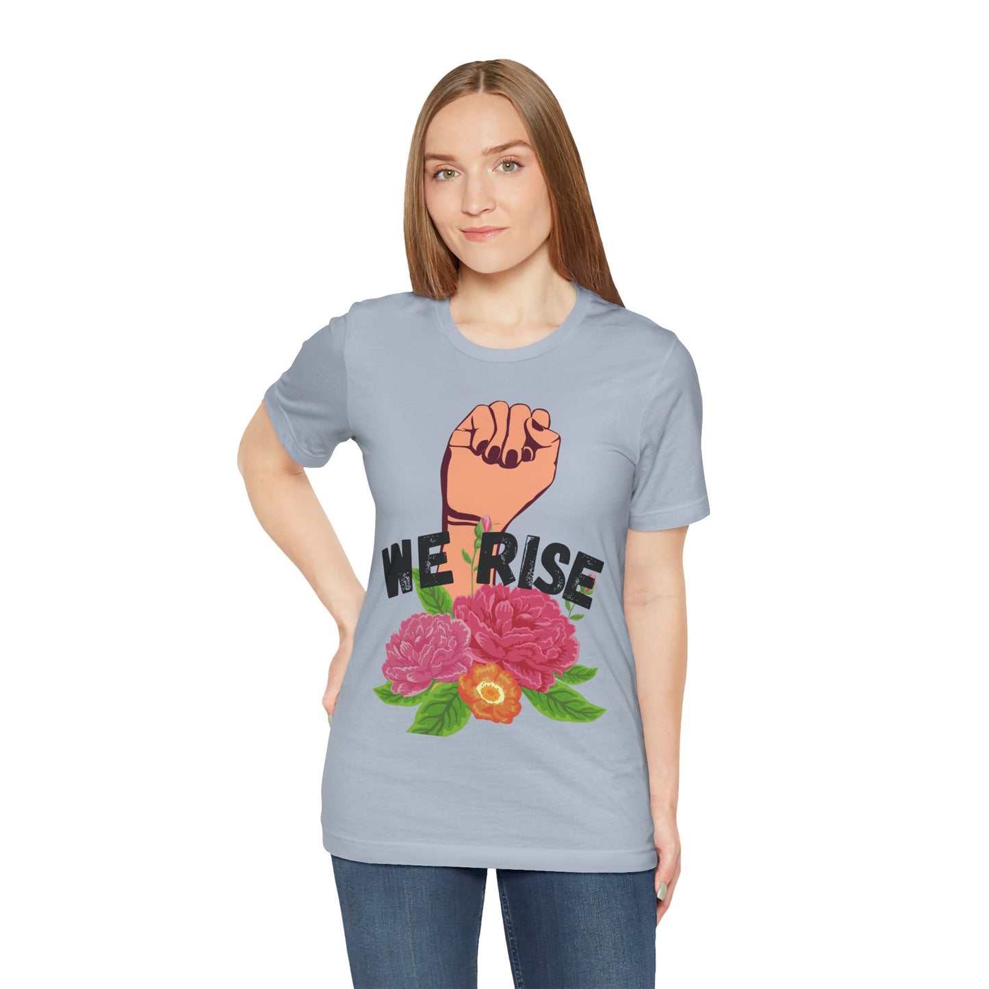 We Rise Unisex Jersey Short Sleeve Tee