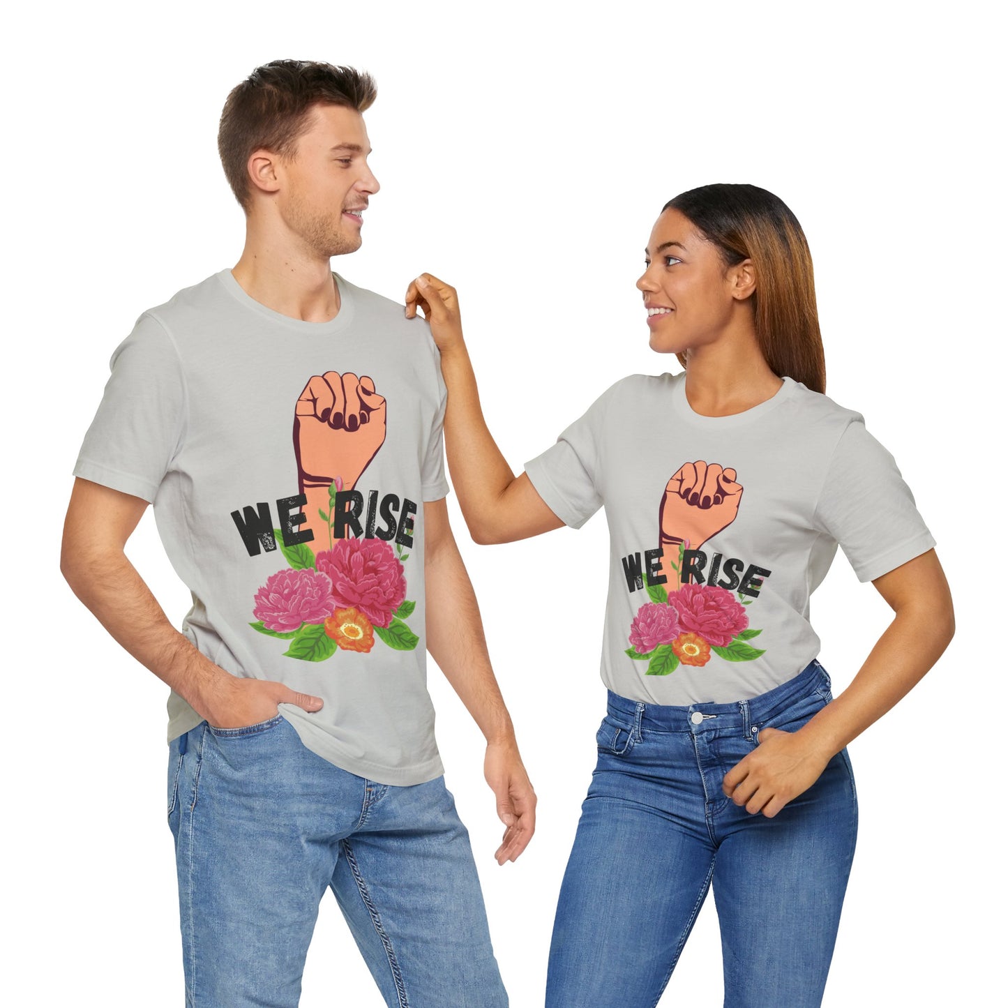 We Rise Unisex Jersey Short Sleeve Tee