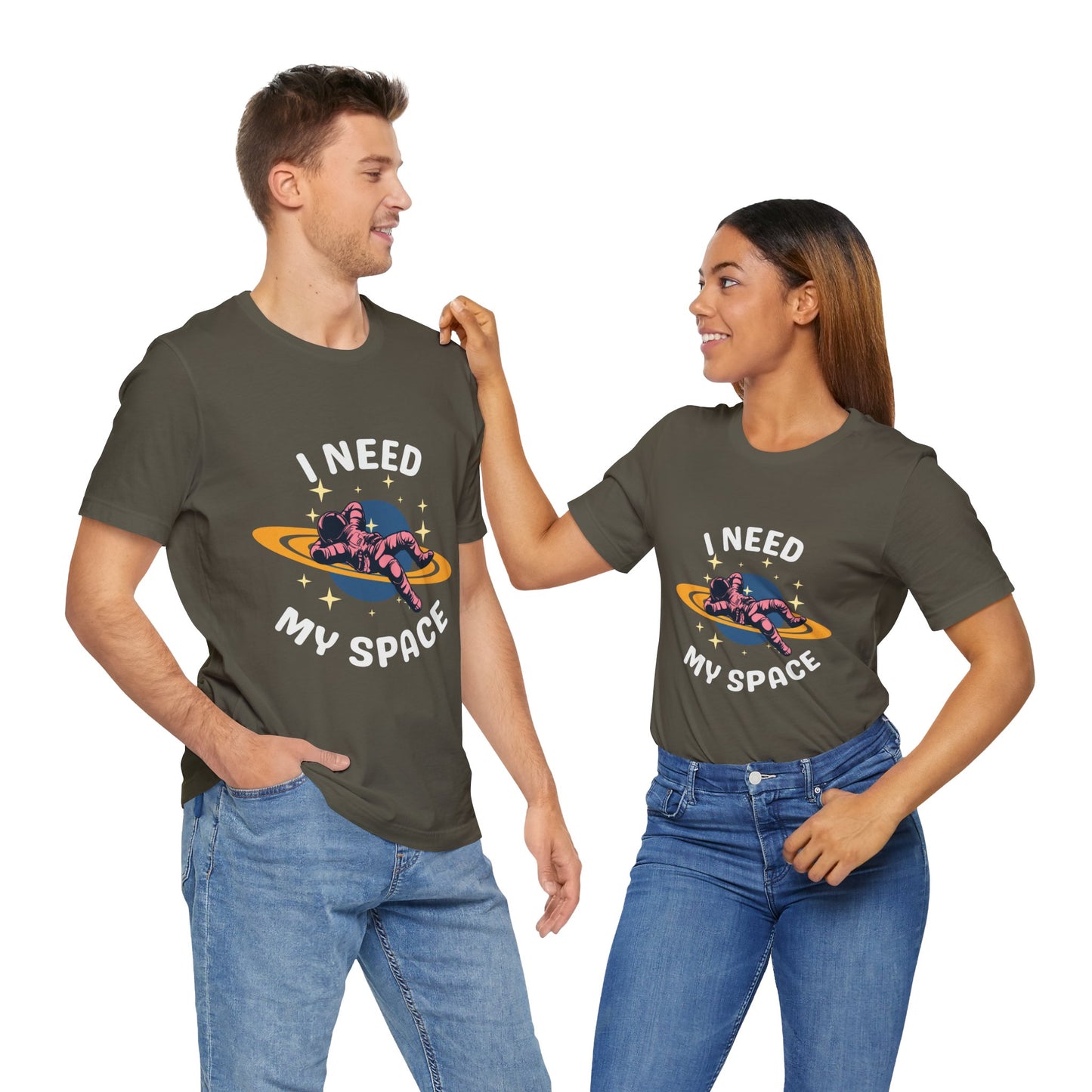 I Need My Space Unisex Jersey Short Sleeve Tee