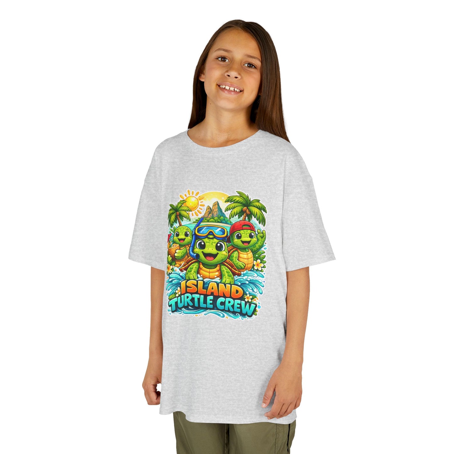 'Island Turtle Crew' Tropical Summer Graphic Shirt