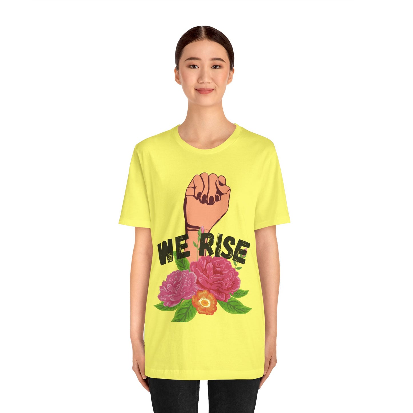 We Rise Unisex Jersey Short Sleeve Tee
